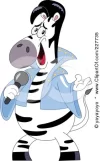 227735-Royalty-Free-RF-Clipart-Illustration-Of-An-Elvis-Zebra-Singing.webp