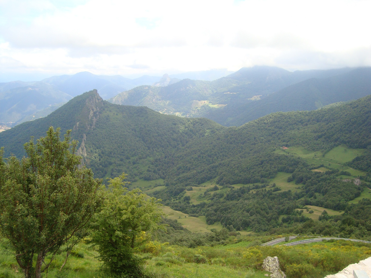 Vistas desde el mirador del corzo